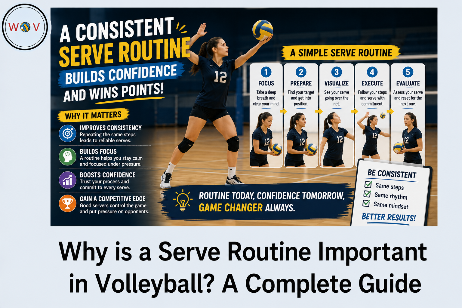 Why is a Serve Routine Important in Volleyball